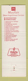 Matchbook Cover - Mayfair Home Improvement Hawthorne NJ