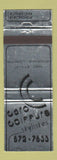 Matchbook Cover - Care Coiffure Hair Salon Lorette QC