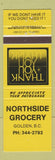 Matchbook Cover - Northside Grocery Golden BC