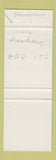 Matchbook Cover - Alphonse Rousseau grocery oil gas Ste Rose Du Nord QC