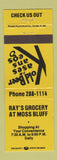 Matchbook Cover - Ray's Grocery at Moss Bluff LA?