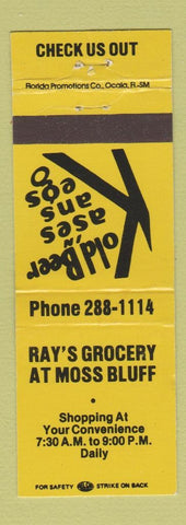 Matchbook Cover - Ray's Grocery at Moss Bluff LA?