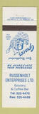 Matchbook Cover - Russenholt Grocery Canada