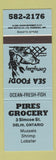 Matchbook Cover - Pires Grocery Delhi ON