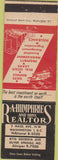 Matchbook Cover - Humphrie Realtors Silver Springs MD