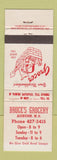 Matchbook Cover - Bruce's Grocery Auburn NS WEAR