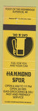 Matchbook Cover - Hammond Spur oil gas Superior WI