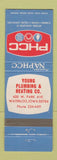 Matchbook Cover - Young Plumbing Heating Waterloo IA