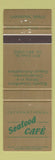 Matchbook Cover - International Seafood Cafe Lahaina Maui