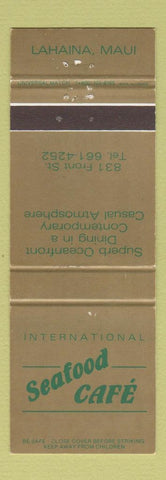 Matchbook Cover - International Seafood Cafe Lahaina Maui