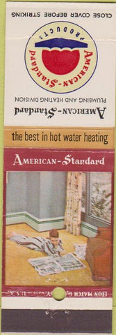 Matchbook Cover - American Standards Bathroom Fixtures