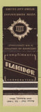 Matchbook Cover - Flamidor Corporation Sillery ON Air Conditioning