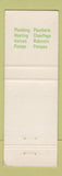 Matchbook Cover - Crane Bathroom Fixtures Downs Contractors Markham ON