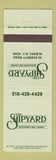 Matchbook Cover - Shipyard Restaurant Albany NY WEAR