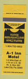Matchbook Cover - A1 Inn Motel Lake City FL