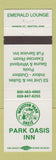 Matchbook Cover - Park Oasis Inn Muaston WI