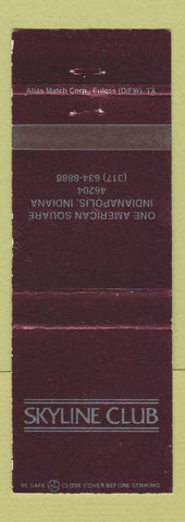 Matchbook Cover - Skyline Club Indianapolis IN WEAR