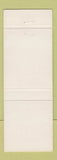 Matchbook Cover - Skyline Club Indianapolis IN WEAR