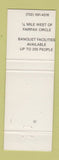Matchbook Cover - PJ Skiddos Restaurant Fairfax VA WEAR