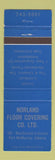 Matchbook Cover - Norland Floor Covering Fort McMurray AB