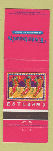 Matchbook Cover - Esteban's Restaurante Cantina Rochester MN