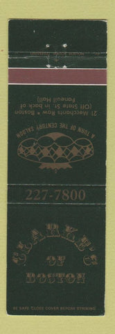 Matchbook Cover - Clark's Restaurant Boston MA