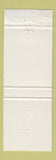 Matchbook Cover - Park Lane Ottawa ON