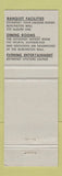 Matchbook Cover - Estaminet Restaurant Burlington ON