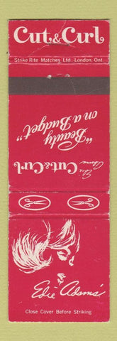 Matchbook Cover - Cut & Curl Hair Salon Canada WEAR