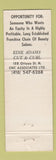 Matchbook Cover - Cut & Curl Hair Salon Canada WEAR