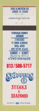 Matchbook Cover - Skippers Steaks Seafood Largo FL