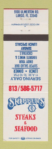 Matchbook Cover - Skippers Steaks Seafood Largo FL