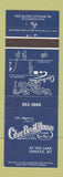 Matchbook Cover - Char Broil House Restaurant Greece NY