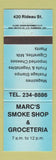 Matchbook Cover - Marc's Smoke Shop Grocery Ottawa ON WEAR