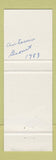 Matchbook Cover - Epicerie Blanchard Grocery Caraquet NB WEAR