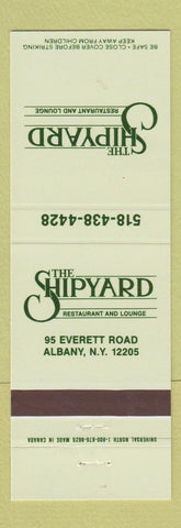 Matchbook Cover - Shipyard Restaurant Albany NY
