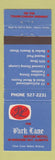 Matchbook Cover - Park Lane Motor Hotel Medicine Hat AB