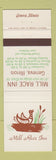 Matchbook Cover - Mill Race Inn Geneva IL