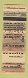 Matchbook Cover - Scandia Restaurant Scottsdale AZ Danish Las Vegas NV