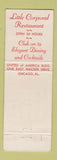 Matchbook Cover - The Little Corporal Restaurant Chicago IL