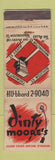 Matchbook Cover - Dinty Moore Restaurant Boston MA WEAR