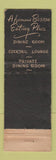 Matchbook Cover - Dinty Moore Restaurant Boston MA WEAR