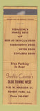 Matchbook Cover - Freddie Caserio's Olde Towne West Forest Park IL