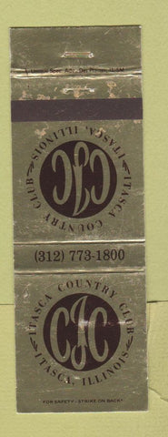 Matchbook Cover - Itasca Country Club IL WEAR