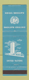 Matchbook Cover - United Nations New York City
