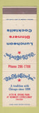 Matchbook Cover - Red Star Inn Chicago IL restaurant