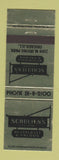 Matchbook Cover - Schulien's Restaurant Chicago IL