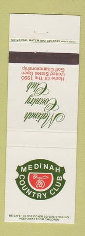 Matchbook Cover - Medinah Country Club IL 1990 US Open