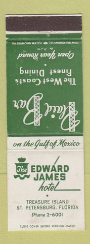 Matchbook Cover - Edward James Hotel St Petersburg FL