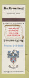 Matchbook Cover - Homestead Maywood IL